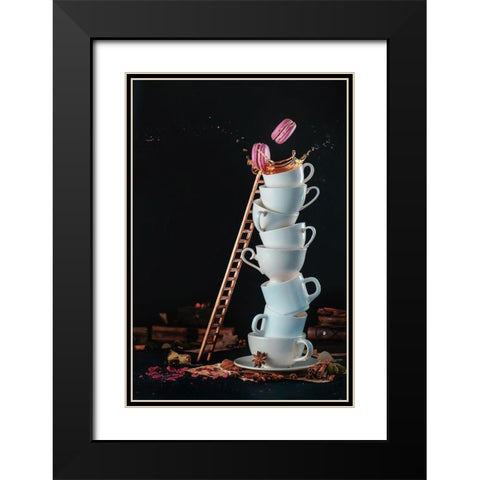 Unreachable Sweets Black Modern Wood Framed Art Print with Double Matting by Belenko, Dina