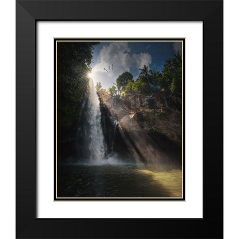 Blangsinga Black Modern Wood Framed Art Print with Double Matting by Pablo De, Juan