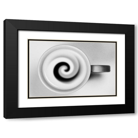 Jing And Jang, Remember The Gray Shades Black Modern Wood Framed Art Print with Double Matting by Londal, Leif