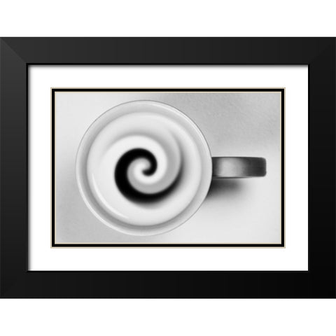 Jing And Jang, Remember The Gray Shades Black Modern Wood Framed Art Print with Double Matting by Londal, Leif