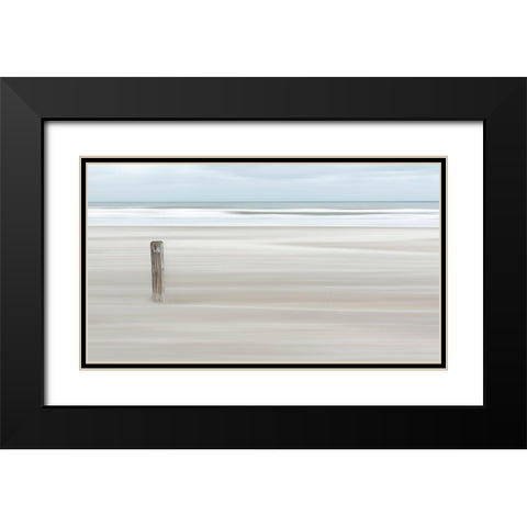 Steadvast Black Modern Wood Framed Art Print with Double Matting by Van Son, Greetje