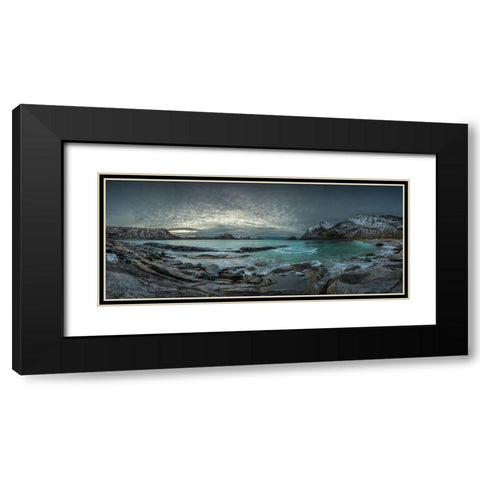 Vikings Homeland Black Modern Wood Framed Art Print with Double Matting by Rosenfeld, Haim