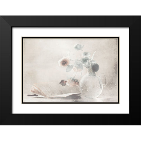 Cycle Of Life Black Modern Wood Framed Art Print with Double Matting by Devos, Delphine