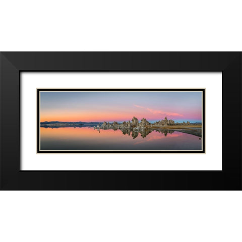 Mono Lake Sunset Black Modern Wood Framed Art Print with Double Matting by C. Sink, Jeffrey