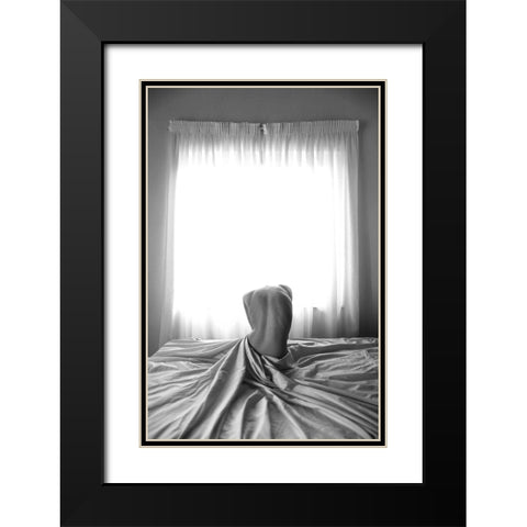 From Home To Heaven Black Modern Wood Framed Art Print with Double Matting by Mohammad