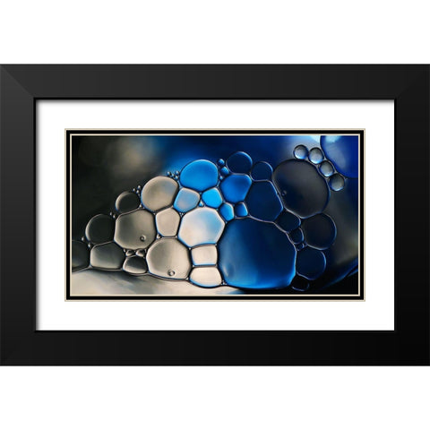 In The Blue Darkness Black Modern Wood Framed Art Print with Double Matting by Westum, Heidi