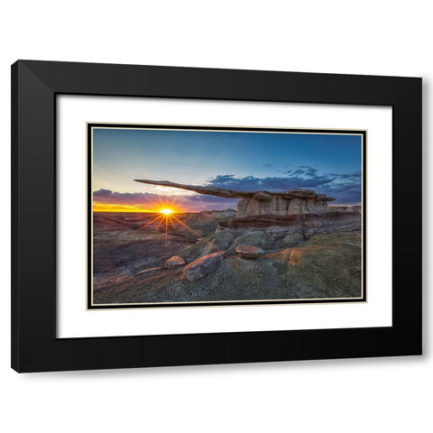 Glory Of The King Black Modern Wood Framed Art Print with Double Matting by Zheng, Michael