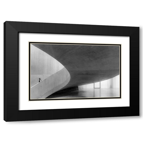 Tate Modern Black Modern Wood Framed Art Print with Double Matting by Schuster, Inge