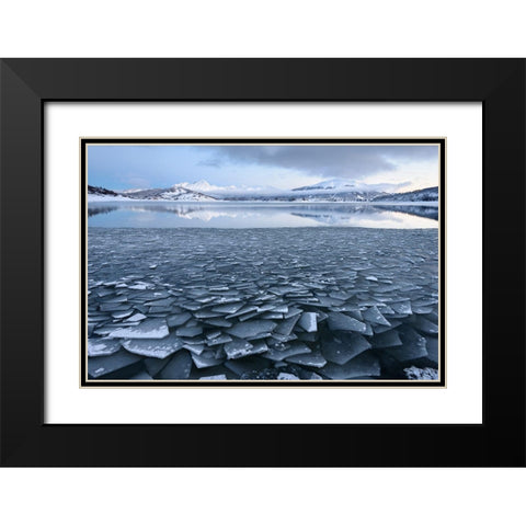 Untitled Black Modern Wood Framed Art Print with Double Matting by Lucidi, Riccardo