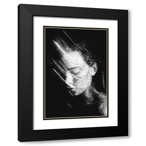 Untitled Black Modern Wood Framed Art Print with Double Matting by Vasilenko, Artem