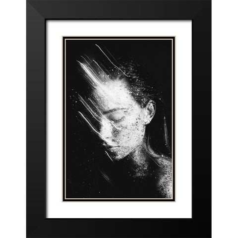 Untitled Black Modern Wood Framed Art Print with Double Matting by Vasilenko, Artem