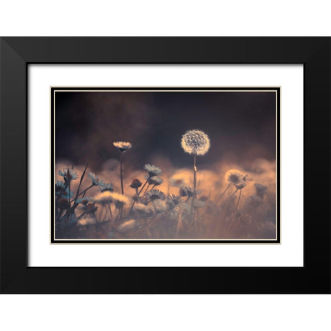 When He Saw Her Emerging Out From This Crowd-He Immediatly Knew This Would Be The One Black Modern Wood Framed Art Print with Double Matting by Bravin, Fabien