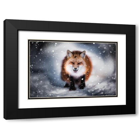 Renart Black Modern Wood Framed Art Print with Double Matting by Yatsushima, Yuki