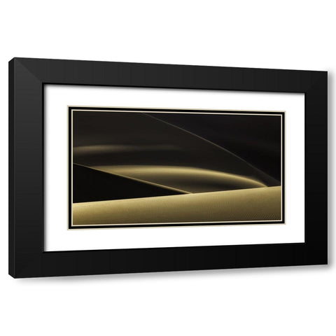 Dunescape-Namib Desert Black Modern Wood Framed Art Print with Double Matting by Ivanoff-Erb, Xenia