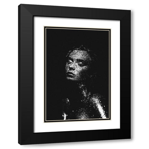 Untitled Black Modern Wood Framed Art Print with Double Matting by Vasilenko, Artem