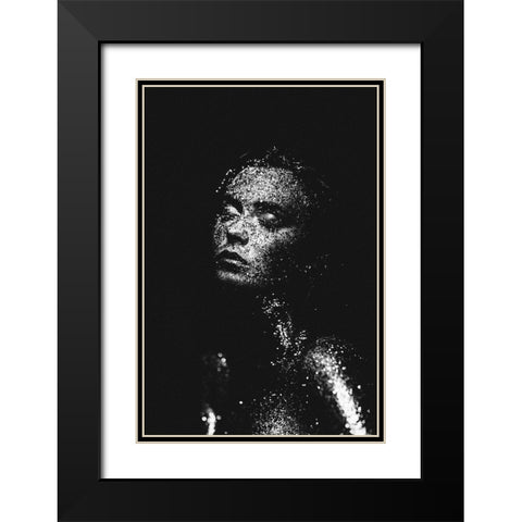 Untitled Black Modern Wood Framed Art Print with Double Matting by Vasilenko, Artem