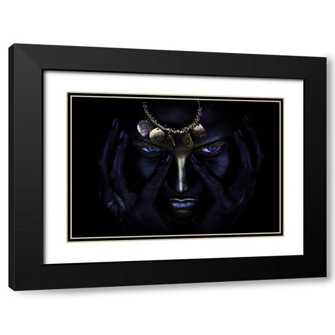 Naguals Wind. Black Modern Wood Framed Art Print with Double Matting by Kovalev, Ivan