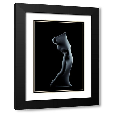 Untitled Black Modern Wood Framed Art Print with Double Matting by Eichelberg, Amnon