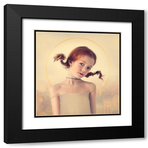 ***** Black Modern Wood Framed Art Print with Double Matting by Melik-Nubarova, Svetlana