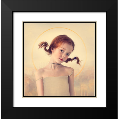 ***** Black Modern Wood Framed Art Print with Double Matting by Melik-Nubarova, Svetlana