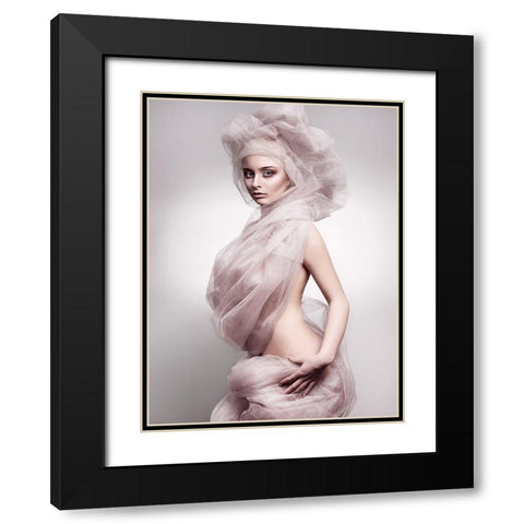 Doll Black Modern Wood Framed Art Print with Double Matting by Balistreri, Michele