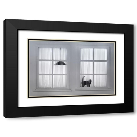 This Is Also Holland. Black Modern Wood Framed Art Print with Double Matting by Wijers Smeets, Wilma