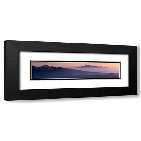 Good Night, Iturup Black Modern Wood Framed Art Print with Double Matting by Kharitonov, Alexey