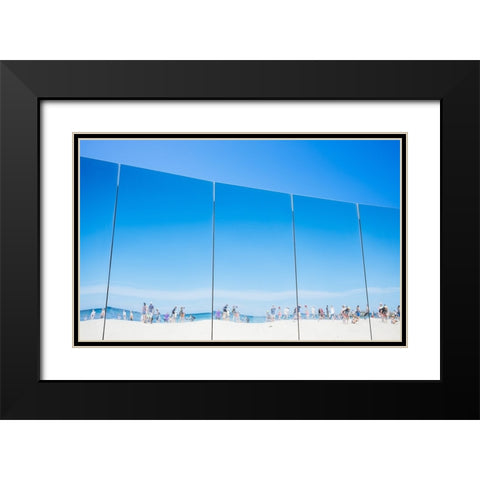 It Is Summer Down Under Black Modern Wood Framed Art Print with Double Matting by Salgado Gispert, Gloria
