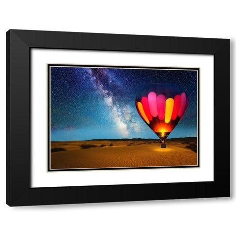 Journey Under The Stars Alt 2018 Black Modern Wood Framed Art Print with Double Matting by Anderson, Matt