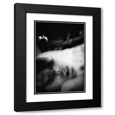 Portrait Black Modern Wood Framed Art Print with Double Matting by Suzuki, Tatsuo