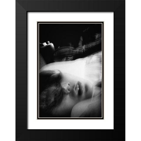 Portrait Black Modern Wood Framed Art Print with Double Matting by Suzuki, Tatsuo