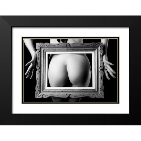 Picture Perfect Black Modern Wood Framed Art Print with Double Matting by McCracken, David