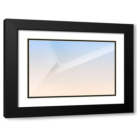 Soft Corner Tones Black Modern Wood Framed Art Print with Double Matting by Van Son, Greetje