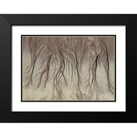 Low Tide Black Modern Wood Framed Art Print with Double Matting by Johansson, Bror