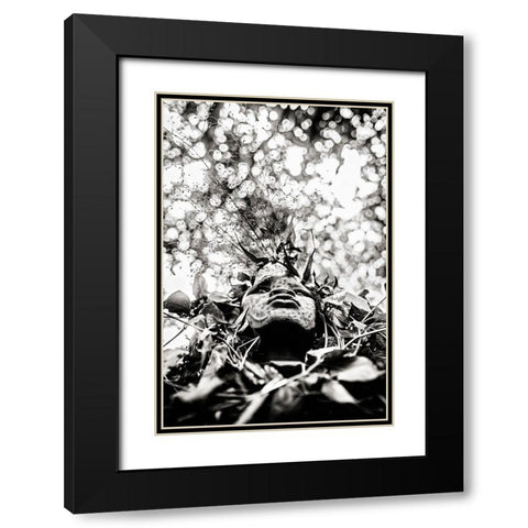 Suri Girl Black Modern Wood Framed Art Print with Double Matting by Vidak, Vedran