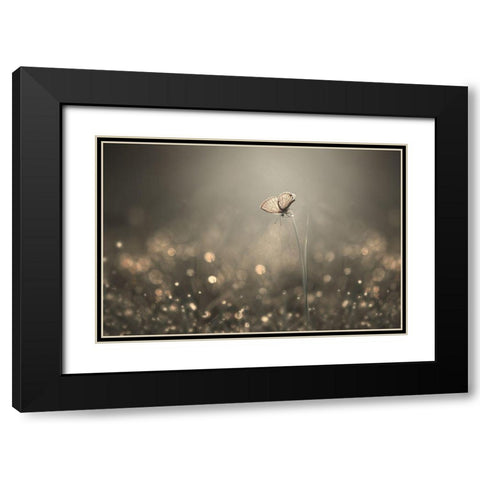 Dream Light Black Modern Wood Framed Art Print with Double Matting by Pamungkas, Edy