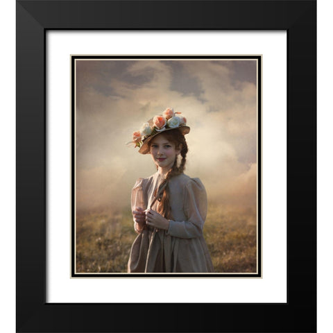 ***** Black Modern Wood Framed Art Print with Double Matting by Melik-Nubarova, Svetlana