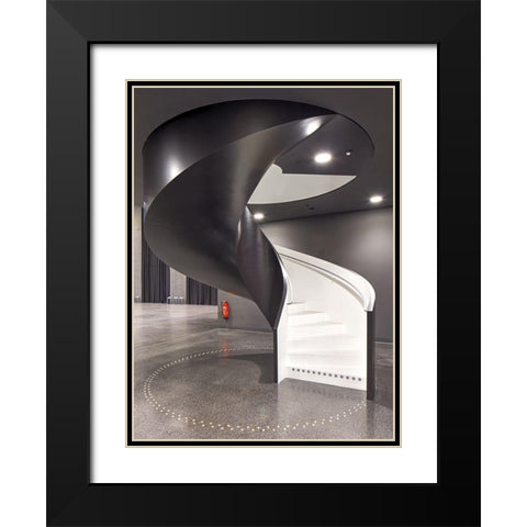 Futurium-Berlin Black Modern Wood Framed Art Print with Double Matting by Fleckenstein, Martin