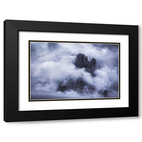 Drama In The Mountains Black Modern Wood Framed Art Print with Double Matting by Gastager, Daniel