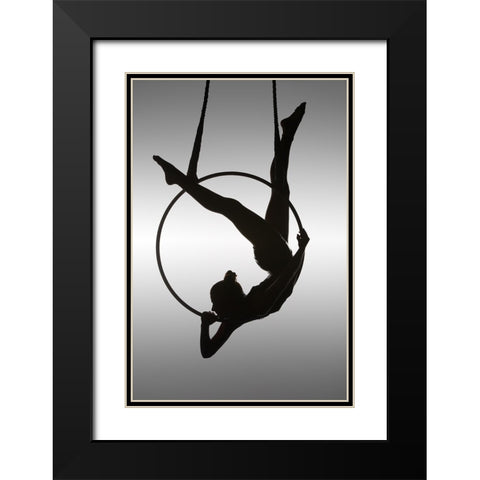 The Aerialist Black Modern Wood Framed Art Print with Double Matting by Naman, David