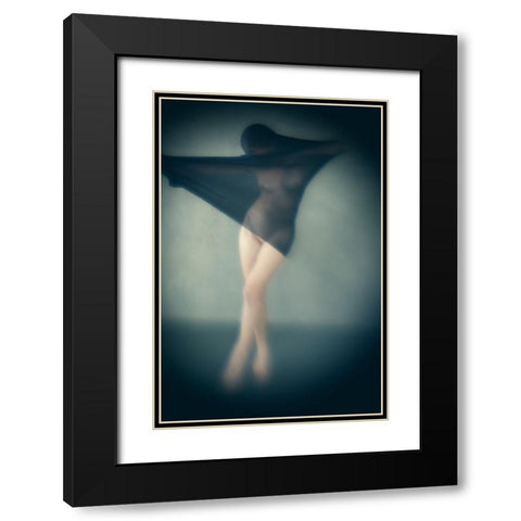 Stretch Black Modern Wood Framed Art Print with Double Matting by Brackstone, Mel