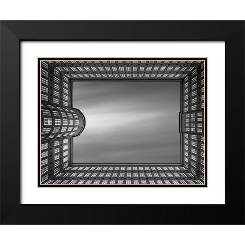 Qlook Up - Sprinkenhofq Black Modern Wood Framed Art Print with Double Matting by Lopez, Oscar