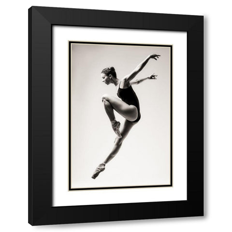 Untitled Black Modern Wood Framed Art Print with Double Matting by Smirnov, Sergei