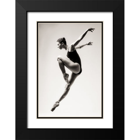 Untitled Black Modern Wood Framed Art Print with Double Matting by Smirnov, Sergei