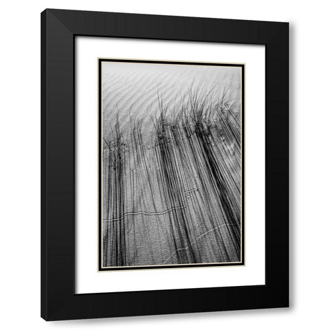 Dune # 7 Black Modern Wood Framed Art Print with Double Matting by Rousse, Pascal