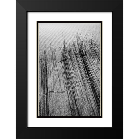 Dune # 7 Black Modern Wood Framed Art Print with Double Matting by Rousse, Pascal