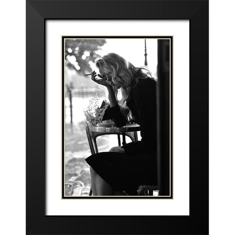 Holding Back The Years ... Part 4 Black Modern Wood Framed Art Print with Double Matting by Peter Muller Photography