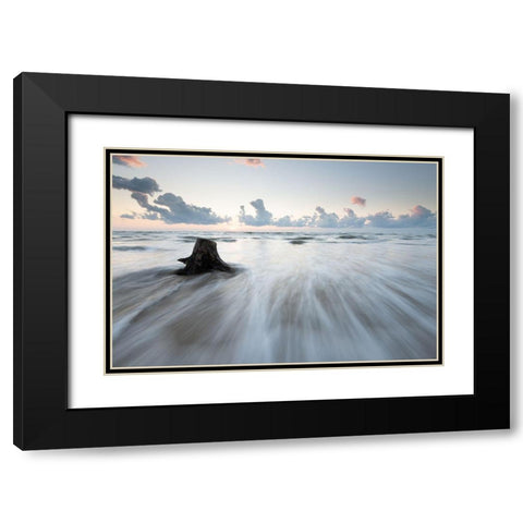 Untitled Black Modern Wood Framed Art Print with Double Matting by Lucidi, Riccardo