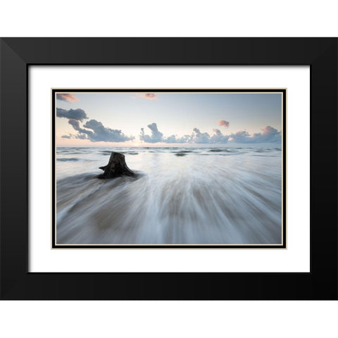 Untitled Black Modern Wood Framed Art Print with Double Matting by Lucidi, Riccardo