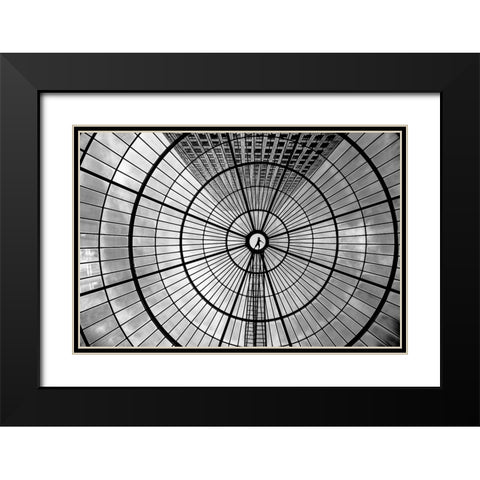 Look Up Black Modern Wood Framed Art Print with Double Matting by Schuster, Inge